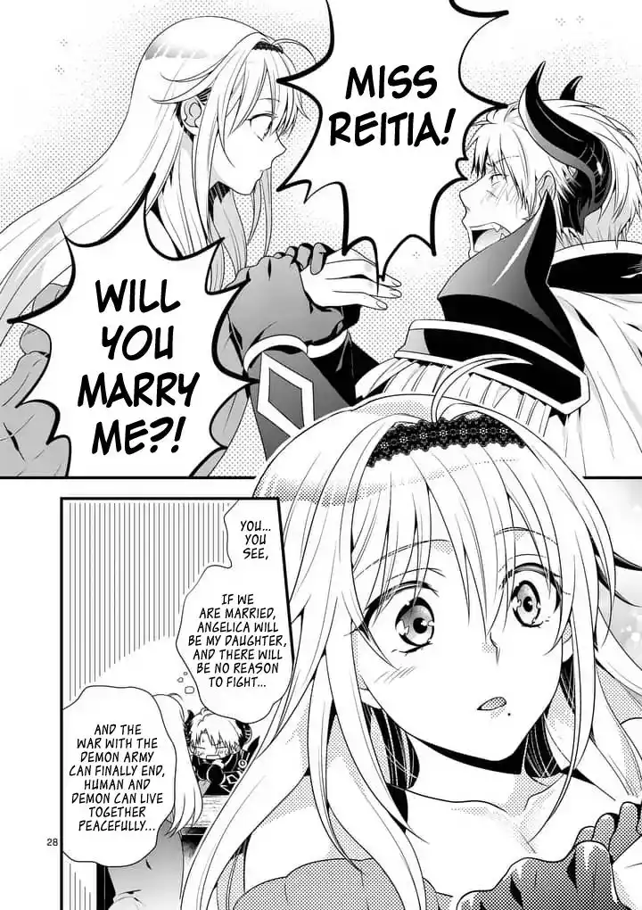 Maou Desu. Onna Yuusha no Hahaoya to Saikon Shita no de, Onna Yuusha ga Giri no Musume ni Narimashita. Chapter 1 28